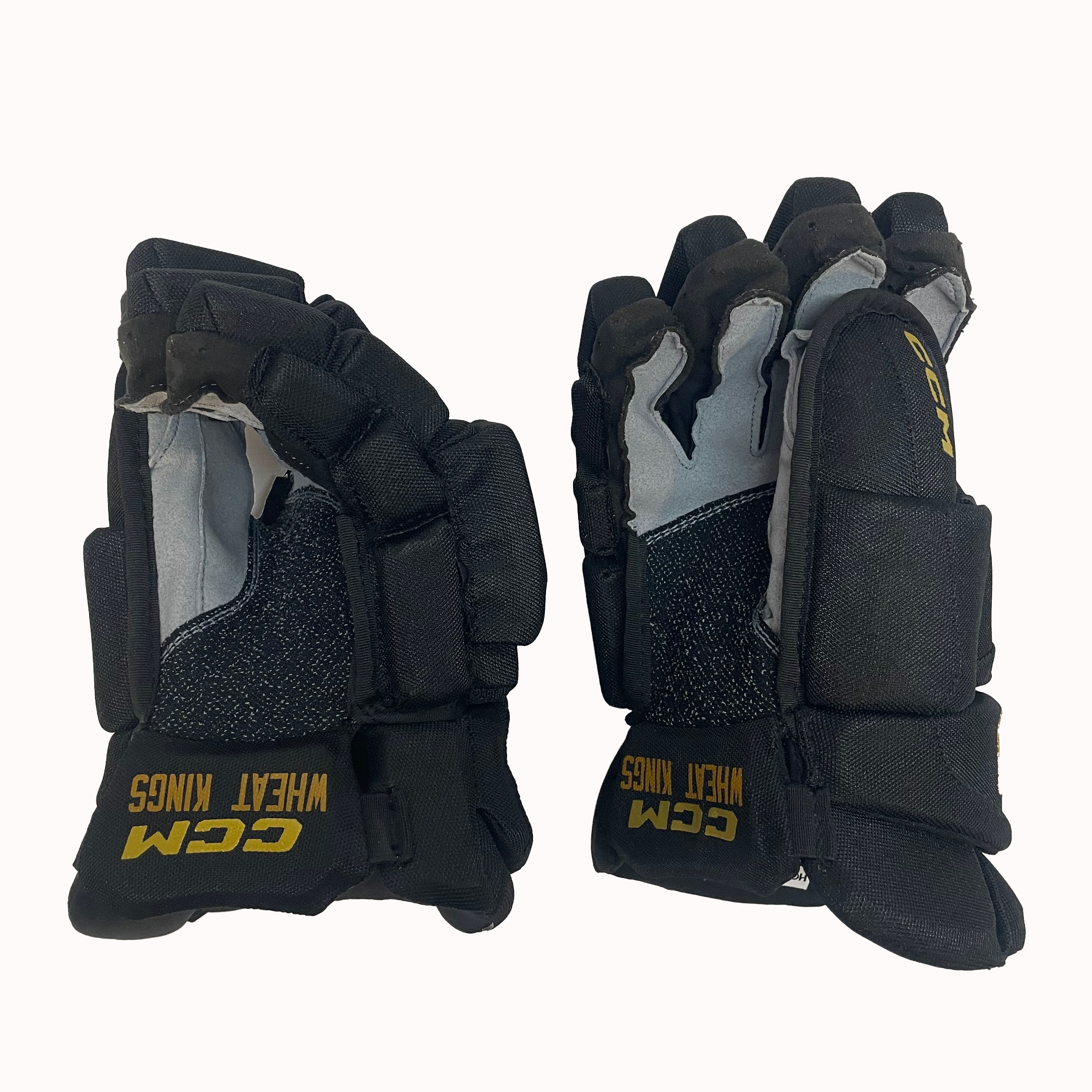 CCM HGJSPP - WHL Pro Stock Hockey Glove (Black/Gold)